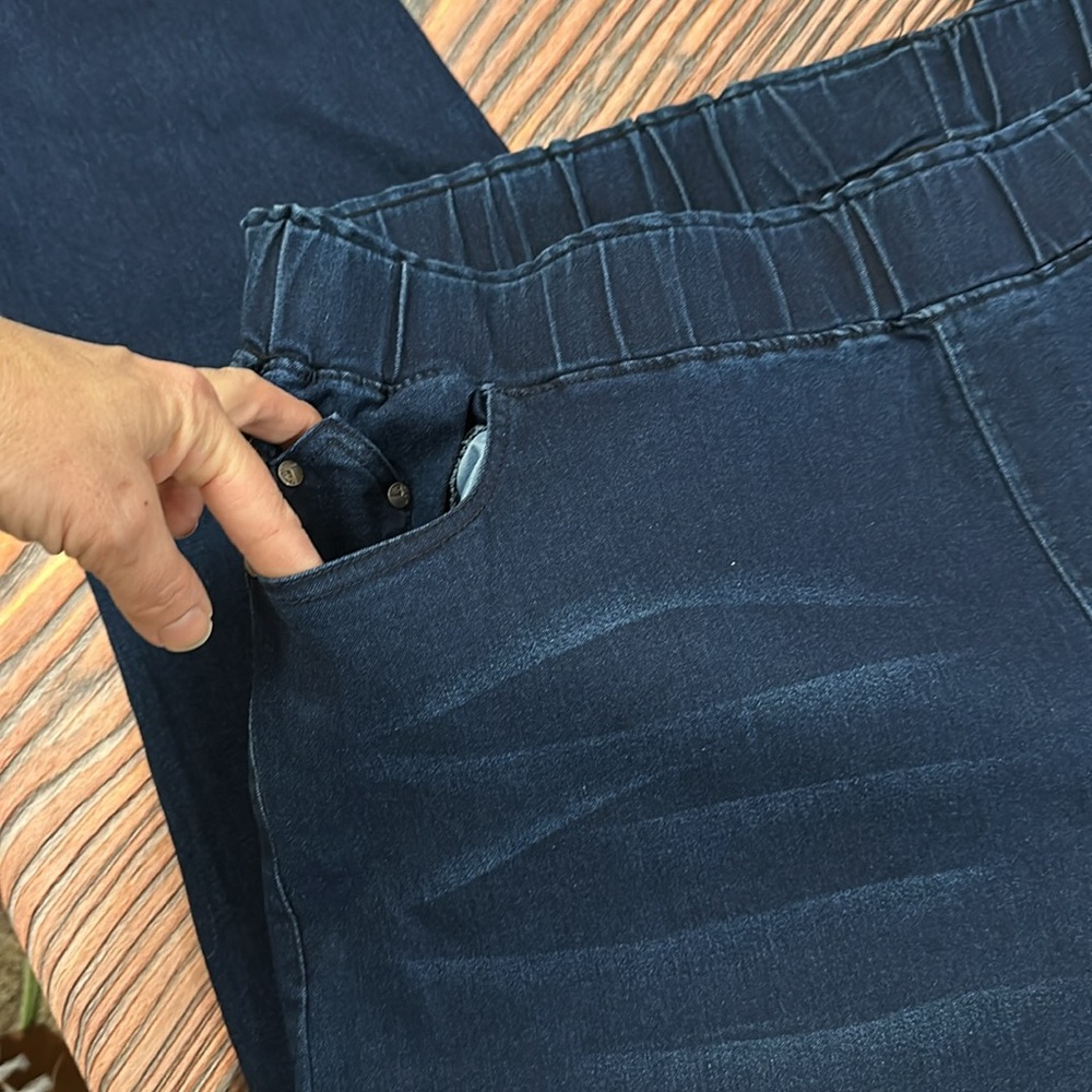 NWT Jeggings Love Sweet 5XL Dark Blue - Picture 4 of 8